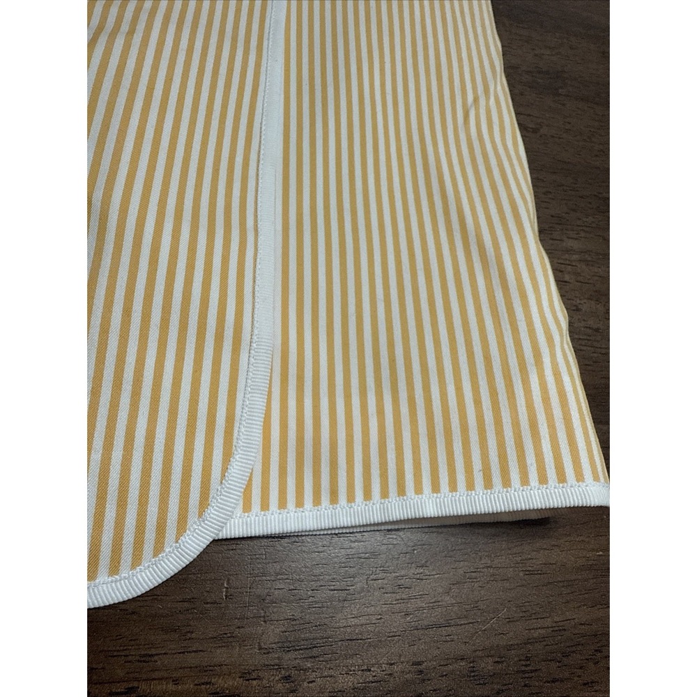 BROOKS BROTHERS‎ A Line Wrap Skirt Womens Orange Striped Lined Woven In  Italy 4 - Picture 2 of 9